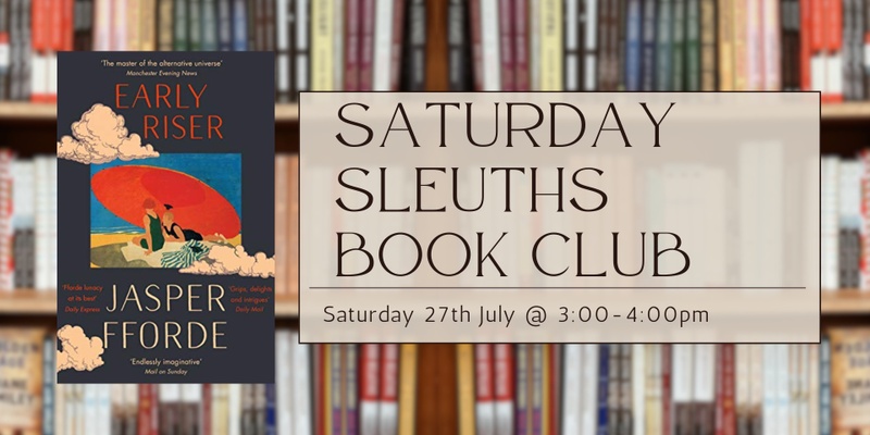 Saturday Sleuths Crime Book Club 2024