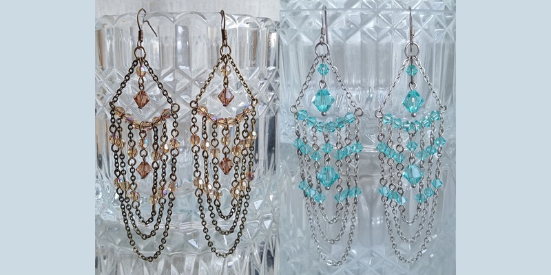 Sparkly Festive Earrings - Beaded Bling Jewellery-Making Workshop