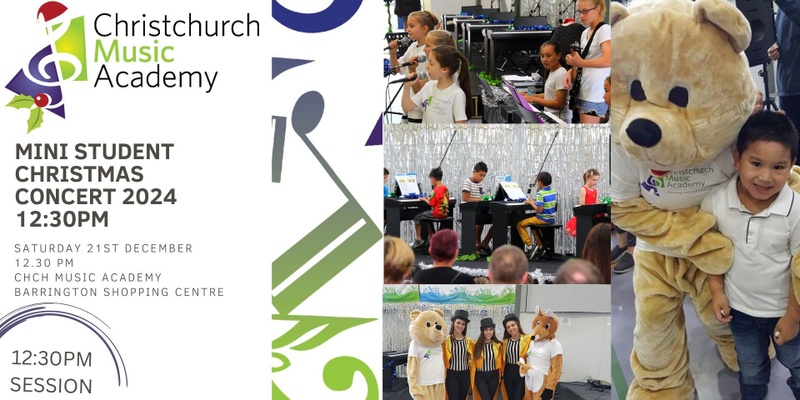 Christchurch Music Academy Mini Concert 2024 12:30pm