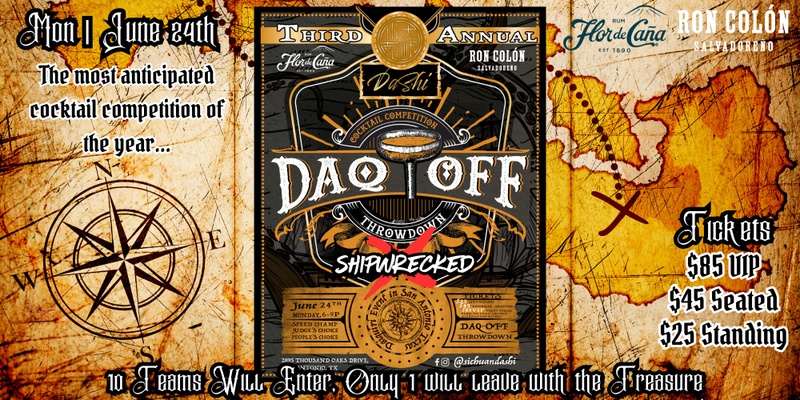 3rd Annual DASHI DAQ-OFF Cocktail Competition - SHIPWRECKED