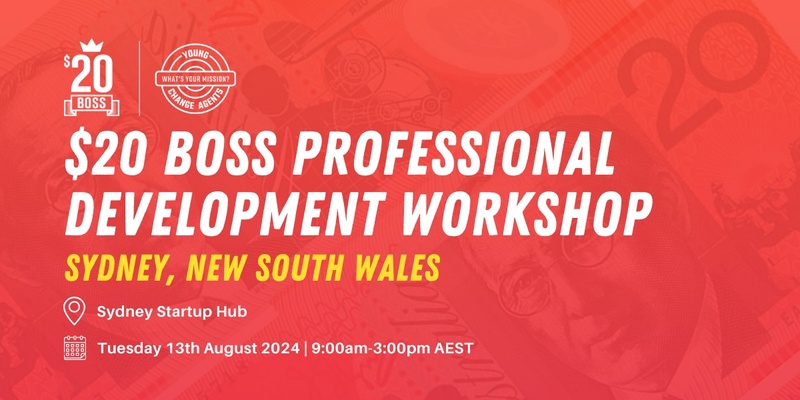 $20 Boss Funded Professional Development Workshop | Sydney, NSW