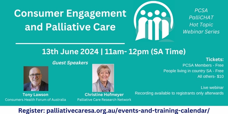 PalliCHAT Hot Topic: Consumer Engagement and Palliative Care