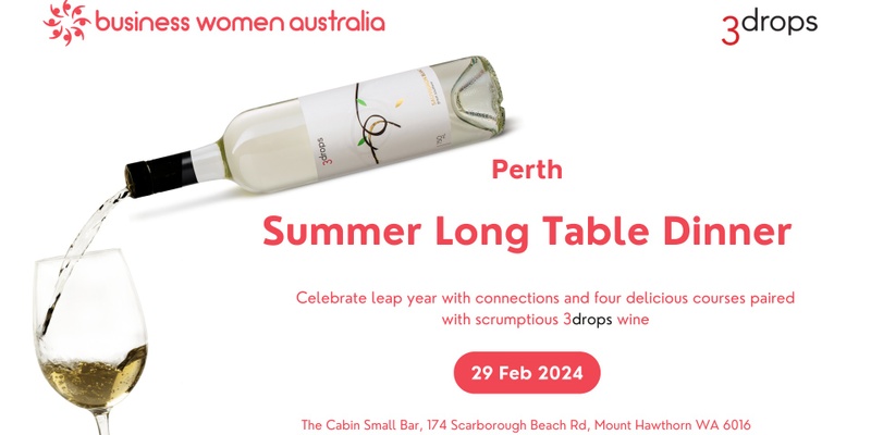 BWA Perth: Summer Long Table Dinner