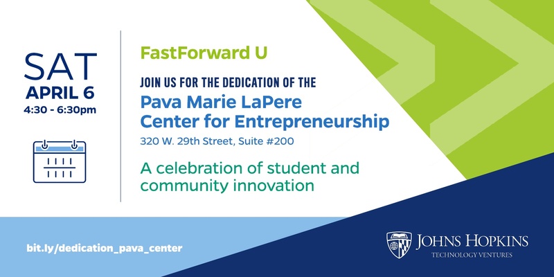 The Dedication of the Pava Marie LaPere  Center for Entrepreneurship: A celebration of student and community innovation