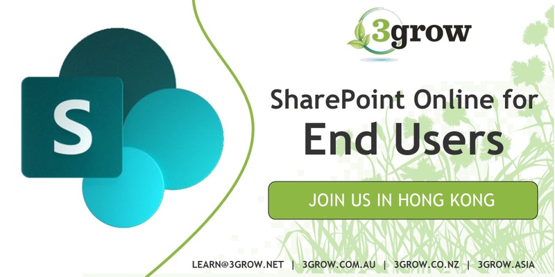 SharePoint Online/2019 for End Users, Training Course in Hong Kong