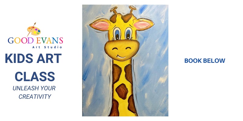 Kids Painting Class Giraffe (Ballina Indoor Sports Centre)