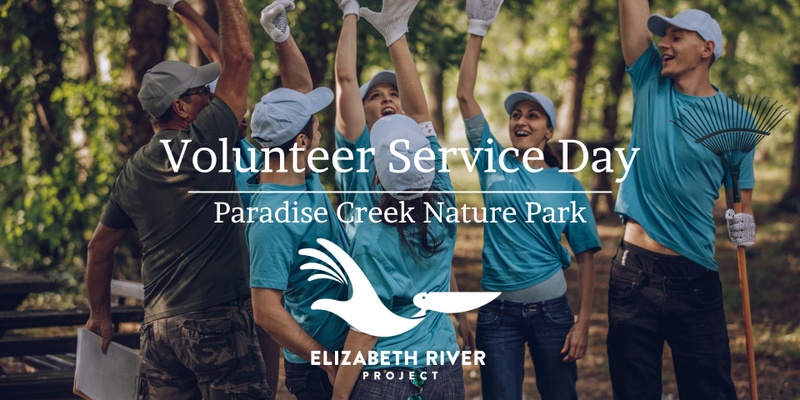 Paradise Creek Nature Park Volunteer Service Day