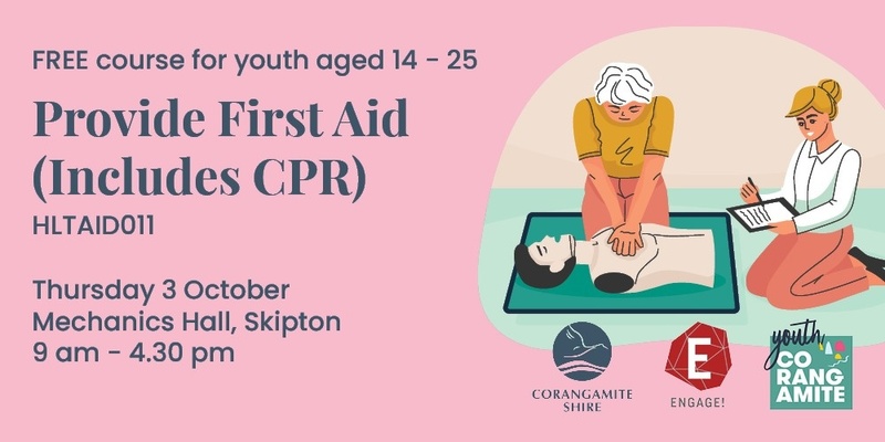 Provide First Aid (Includes CPR) - HLTAID011 - Skipton