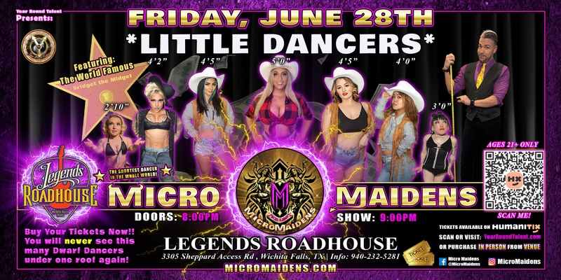 Wichita Falls, TX - Micro Maidens: The Show "Must Be This Tall to Ride!"