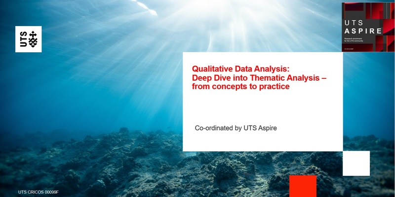 Qualitative Data Analysis: Deep Dive into Thematic Analysis - From Concepts to Practice