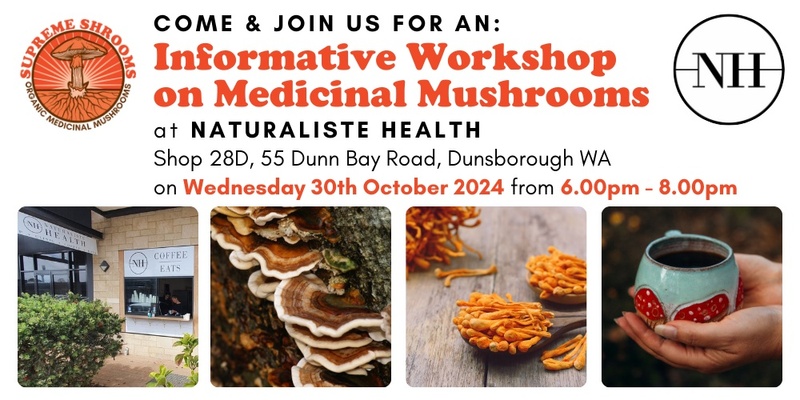 Medicinal Mushrooms Workshop Dunsborough