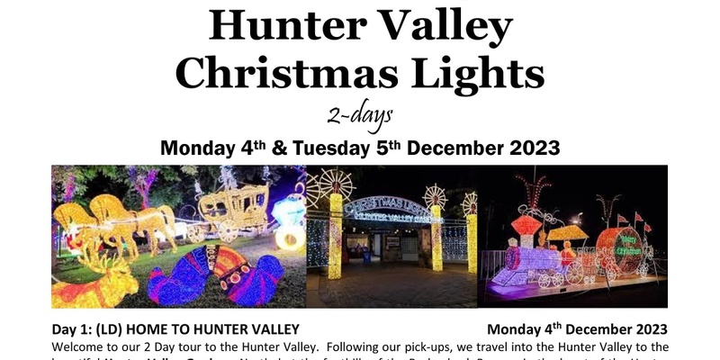 Hunter Valley Christmas Lights