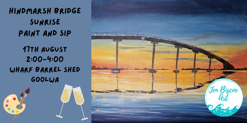 Hindmarsh Bridge Sunrise Paint and Sip