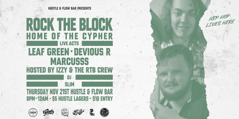 Copy of ROCK THE BLOCK - LEAF GREEN / DEVIOUS R / MARCUSS