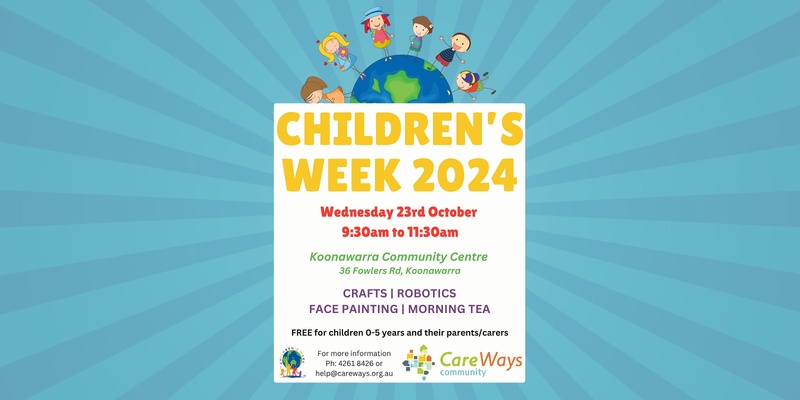 Children's Week Celebration at Koonawarra Community Centre 