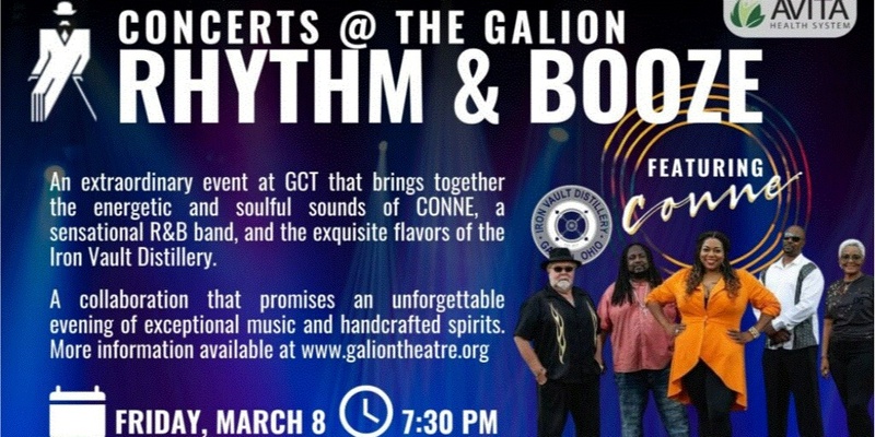 Concerts at the Galion - Rhythm & Booze