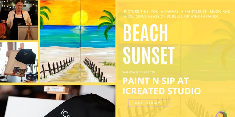 Paint n Sip Class - Beach Sunset