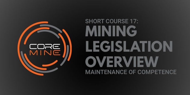 MOC Course: Mining Legislation Overview