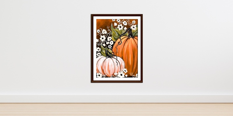 Floral Pumpkin Patch Instructed Painting Event 