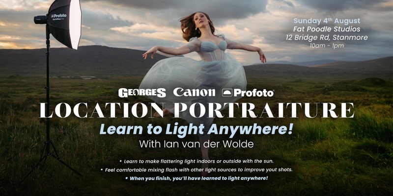 Photography workshop: Learn the best way to create portraits in any location!
