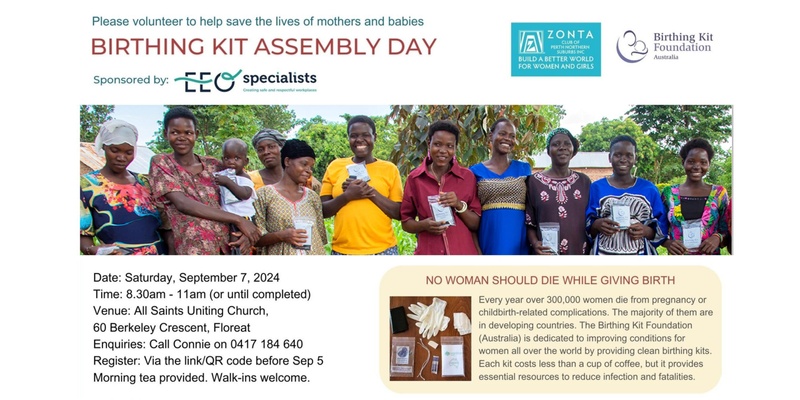 Birthing Kit Assembly Day - 7 Sept 2024