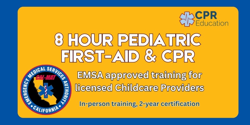 EMSA 8-hour Pediatric First-Aid & CPR