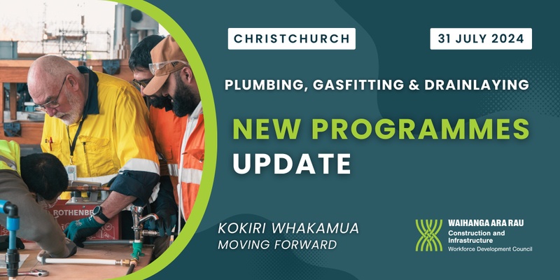 CHC: Plumbing, Gasfitting and Drainlaying New Programmes Update