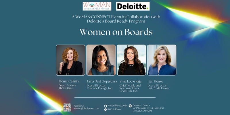 CONNECT: Women on Boards