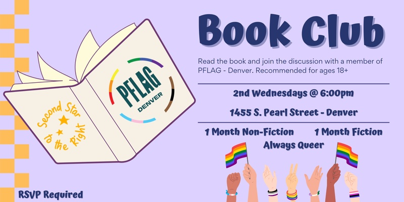 BOOK CLUB - PFLAG Denver with Second Star to the Right Bookstore