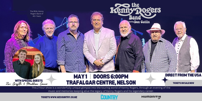 Kenny Rogers Band NZ Tour Nelson