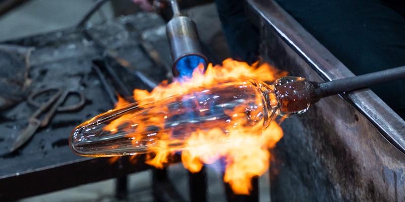 Paul House's Yidaki Glass Blowing Demonstration as part of the 2024 Canberra Heritage Festival