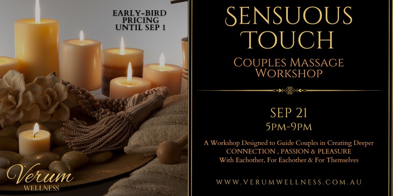 SENSUOUS TOUCH - Couples Massage Workshop