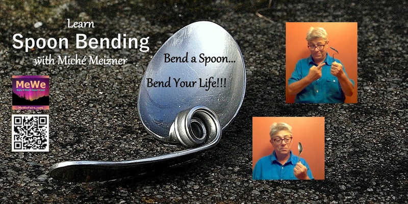 Spoon Bending Playshop with Miché Meizner, Hosted by MeWe Fairs