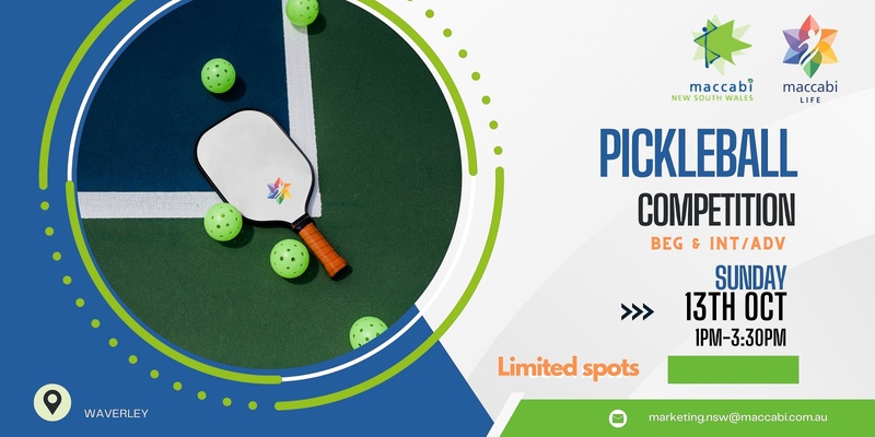 Maccabi LIFE - Pickleball comp