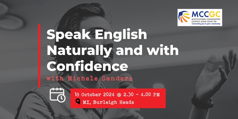 Speak English Naturally and With Confidence Workshop