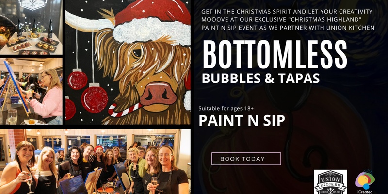 Bottomless Bubbles & Tapas with Union Kitchen - Paint n Sip (& Graze!)