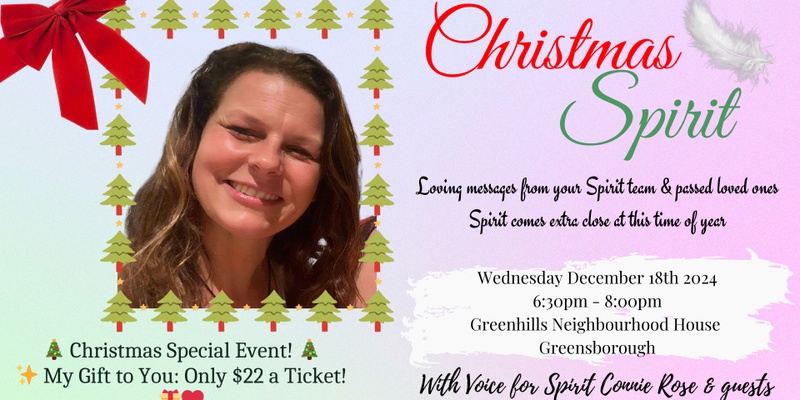 Christmas Spirit - an evening of spirit connection 