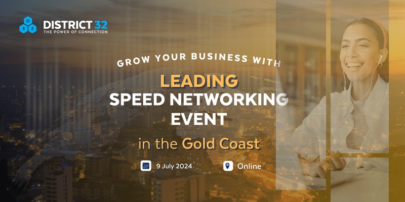 Gold Coast's Leading Speed Networking Event – Online – Tue 9 July