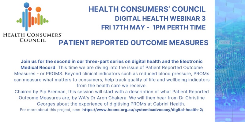 Digital Health and Patient Reported Outcome Measures - Opportunities and Challenges