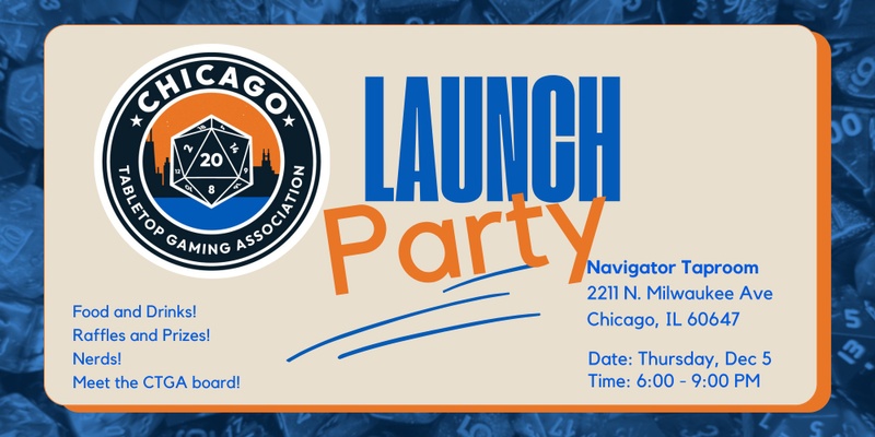 Chicago Tabletop Gaming Association Launch Party