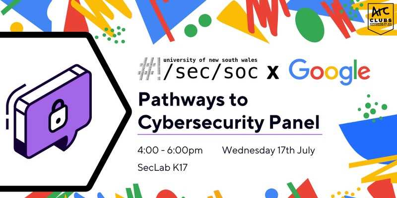 SecSoc X Google - Pathways to Cybersecurity Panel