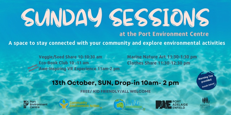 October Sunday Session at the Port Environment Centre!