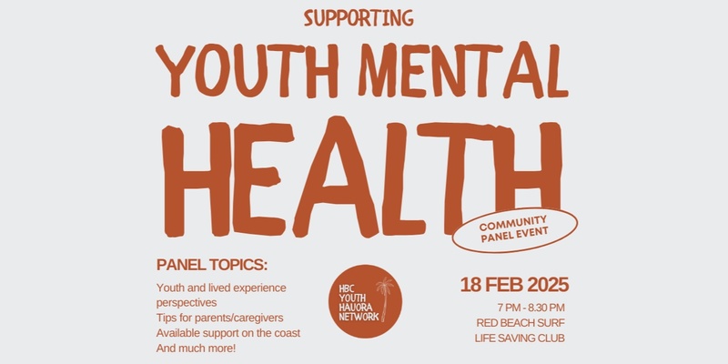 Supporting Youth Mental Health: A Panel Discussion 