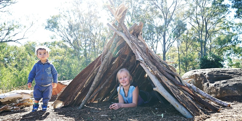 Shelters and Bushcraft at Australian Botanic Garden