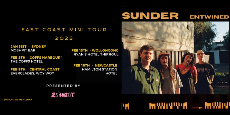 Sunder 'Entwined' EP TOUR - Sydney Show