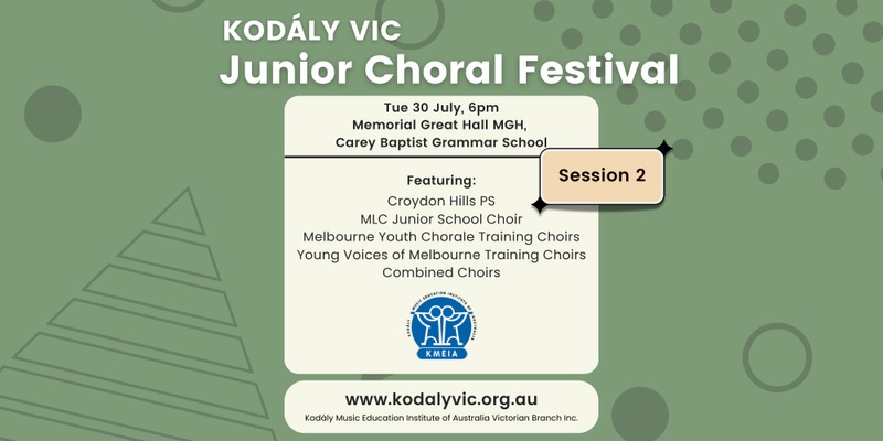 Kodaly Choral Festival 24 - Junior (evening session)