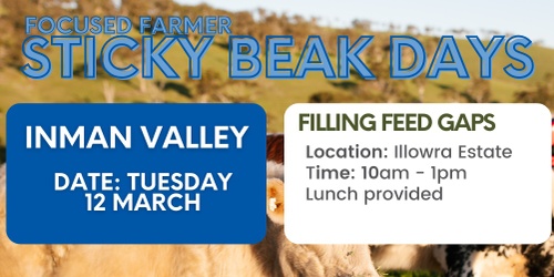 Fleurieu Sticky beak- Filling Feed Gaps Workshop- Feeding and Finances