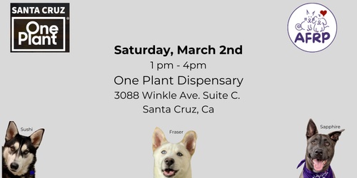 One Plant Dispensary Event Humanitix