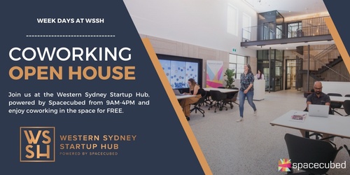 Coworking Open House At The Western Sydney Startup Hub, Powered By ...