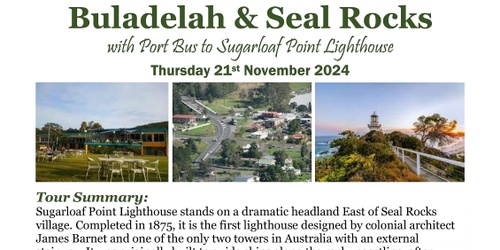 Buladelah & Seal Rocks Day Tour